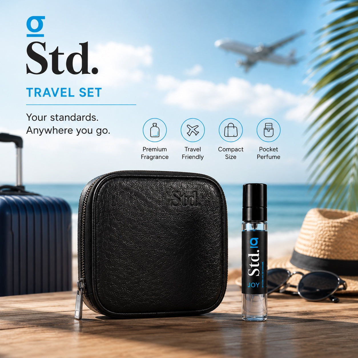 Travel light, smell divine